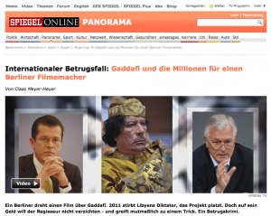Screenshot von Spiegel Online