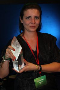 Luise Schröder mit dem Michael-Ballhaus-Preis 2016