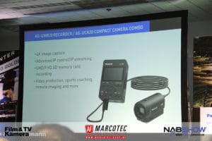 NAB 2017: Neu sind die Panasonic Recorder AG-UMR20 und die Kamera AG-UCK20.