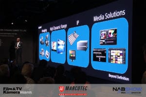 NAB 2017: Auch bei Sony ist IP ein zentrales Thema.