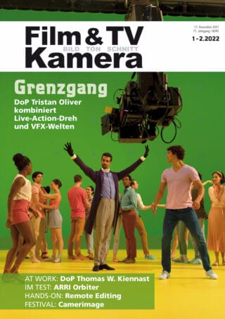 Cover der Ausgabe 1-2.2022 von Film & TV Kamera