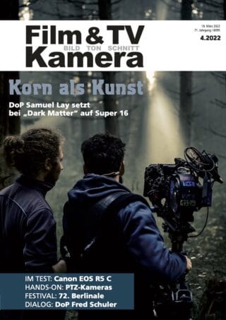 Cover der Ausgabe 4.2022 von Film & TV Kamera