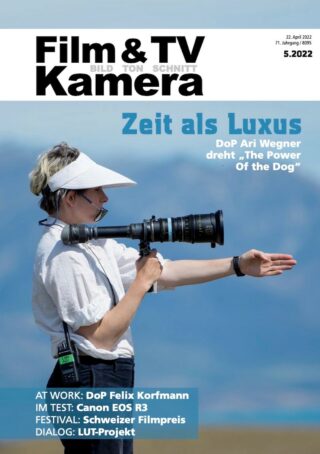 Titelseite der Ausgabe 5.2022 von Film & TV Kamera