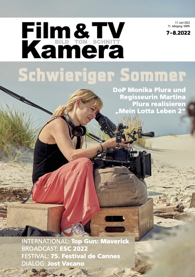 Cover der Ausgabe 7–8.2022 von Film & TV Kamera