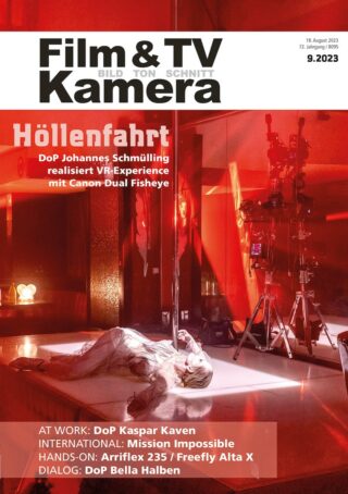 Cover der Ausgabe 9.2023 von Film & TV Kamera