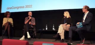 Das Panel „Diversität und Gleichstellung“ auf dem cineCongress 2022