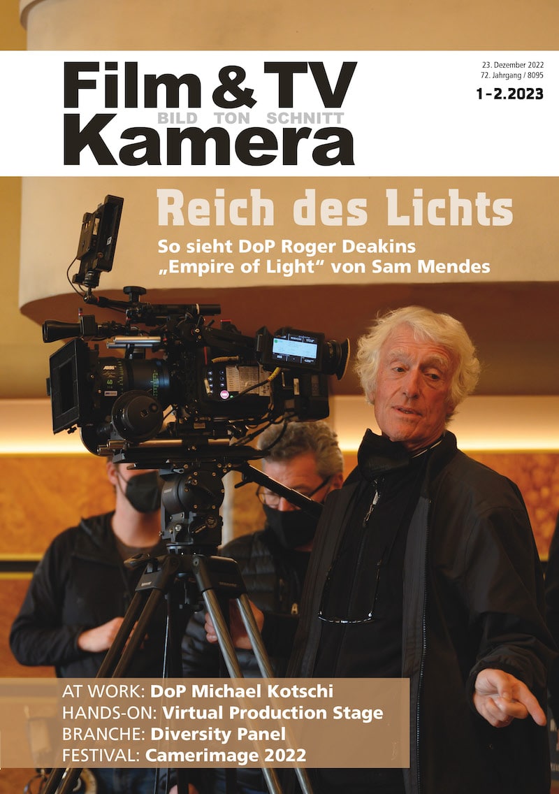 Cover der Ausgabe 1–2.2023 von Film & TV Kamera