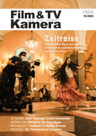Cover der Ausgabe 10.2023 von Film & TV Kamera