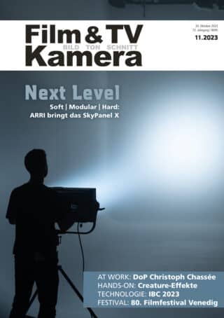 Cover der Ausgabe 11.2023 von Film & TV Kamera