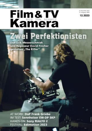 Cover der Ausgabe 12.2023 von Film & TV Kamera