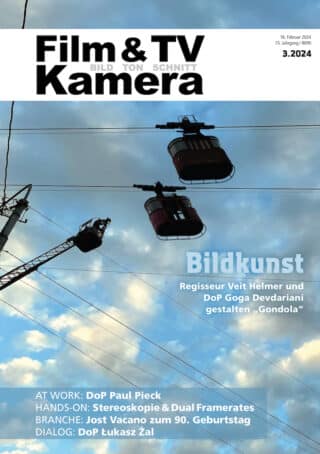 Cover der Ausgabe 3.2024 von Film & TV Kamera