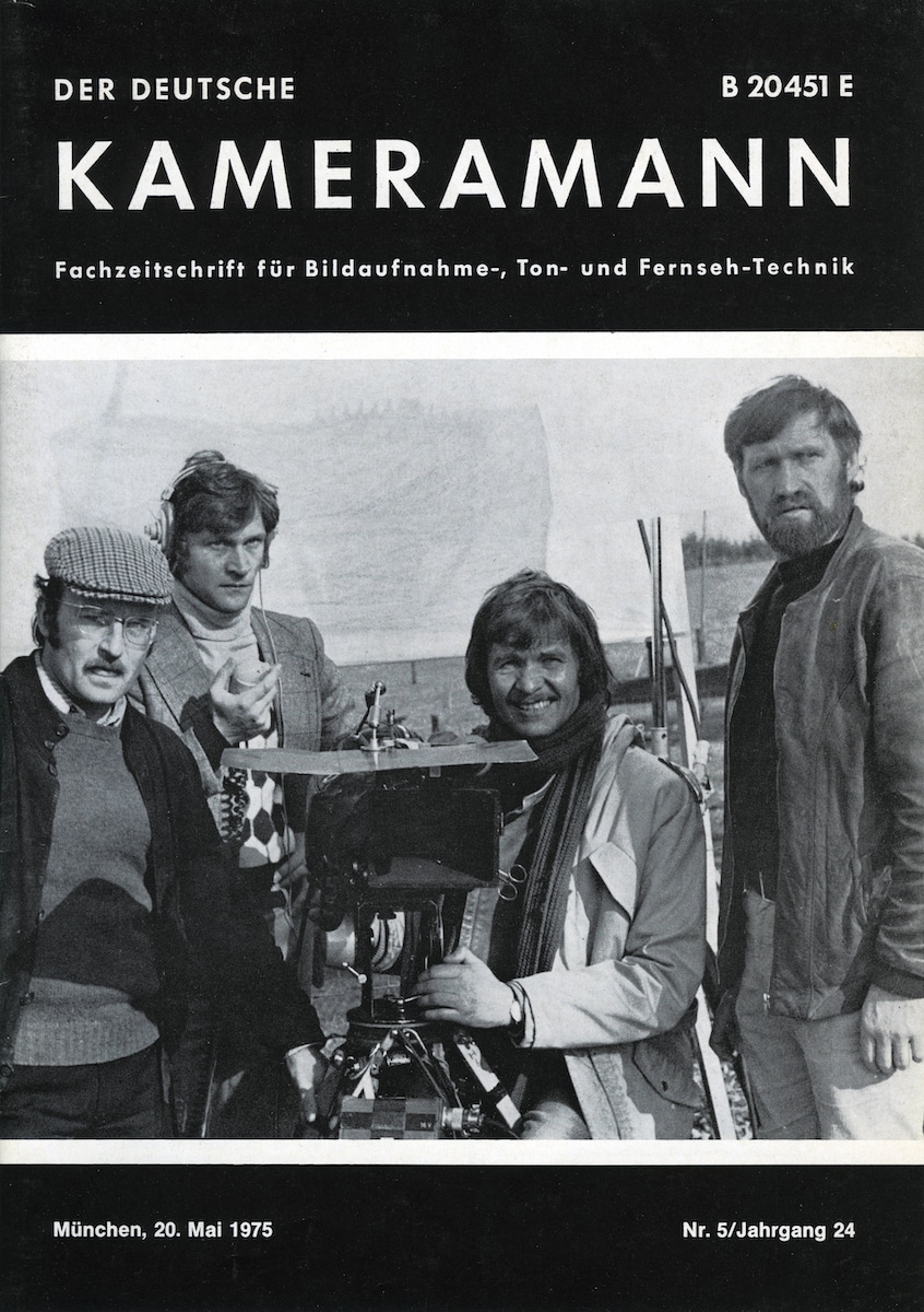 Cover "Der deutsche Kameramann"