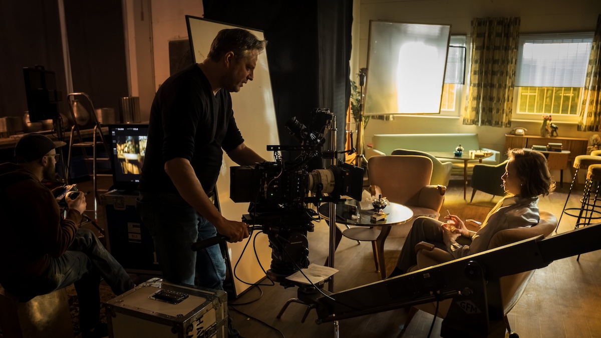 Matthias Bolliger am Set