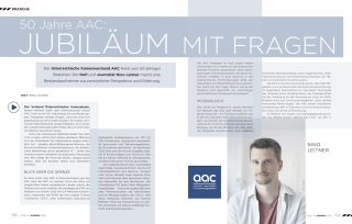 Aufmacherseite AAC-Artikel aus Heft 1.2026